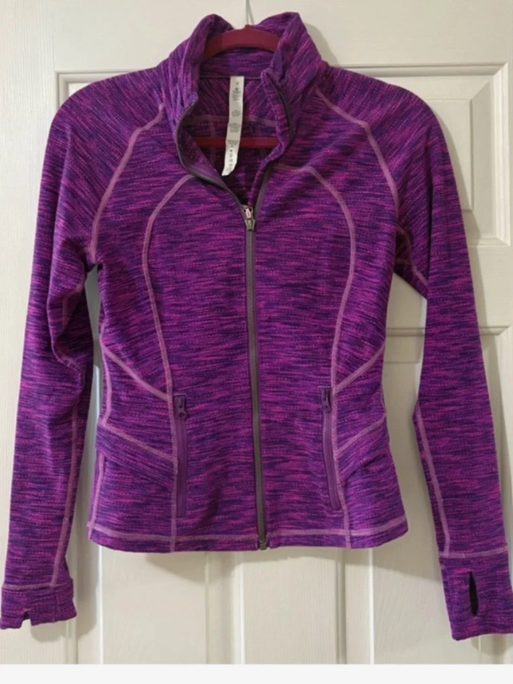 lululemon athletica Purple Space-Dye Full Zip Jacket